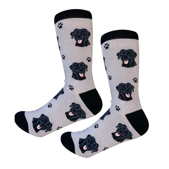Sock Daddy Accessories - Fundraiser - Labrador (black)  - Fun Unisex Socks - Crazy Pet Lover